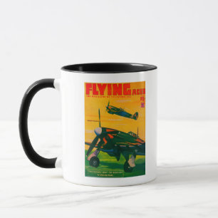 Caneca Capa de revista 5 dos áss de vôo