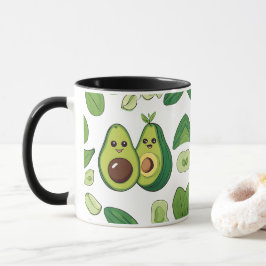 Caneca Capa de telefone de Casal Avocado | Funny Kawaii F