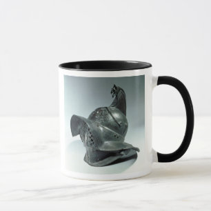 Caneca Capacete de bronze do gladiador de Thracian,