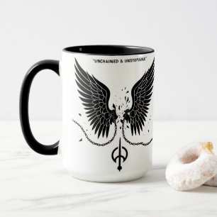 Caneca Capacitação de Cobra e Design Wing