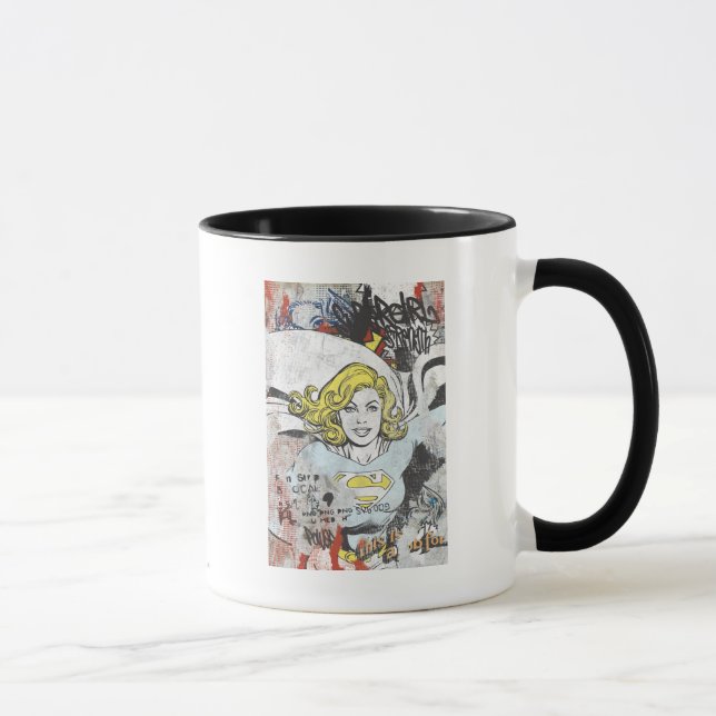 Caneca Capas de banda desenhada 3 da Supergirl (Direita)