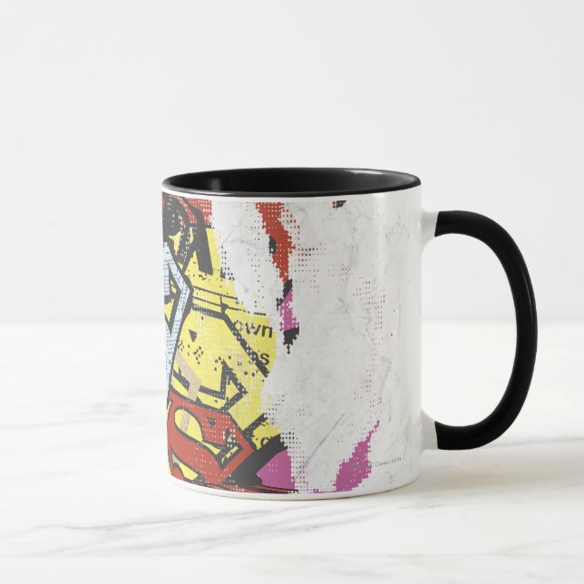 Caneca Capas de banda desenhada da Supergirl 4 (Direita)