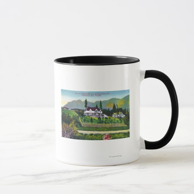 Caneca Capilano Estates Mostrando o Golf Club (Direita)