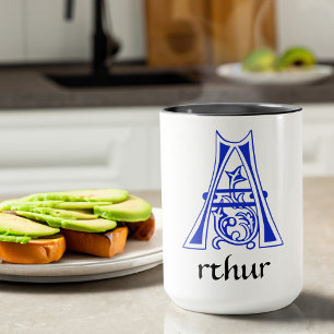 Caneca Capital Decorativo Botânico Medieval A Mug