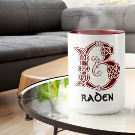 Caneca Capital Decorativo do Nó Celta do século XVI B