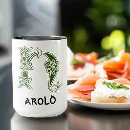 Caneca Capital Decorativo do Nó Celta do século XVI H