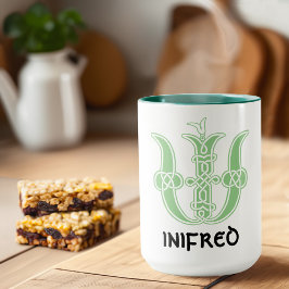 Caneca Capital Decorativo do Nó Celta do século XVI W