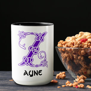 Caneca Capital Decorativo do Nó Celta do século XVI Z
