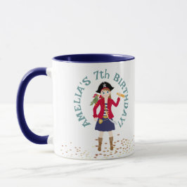Caneca Capitão do Festa de Aniversário do Navio Pirata
