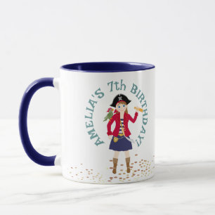 Caneca Capitão do Festa de Aniversário do Navio Pirata