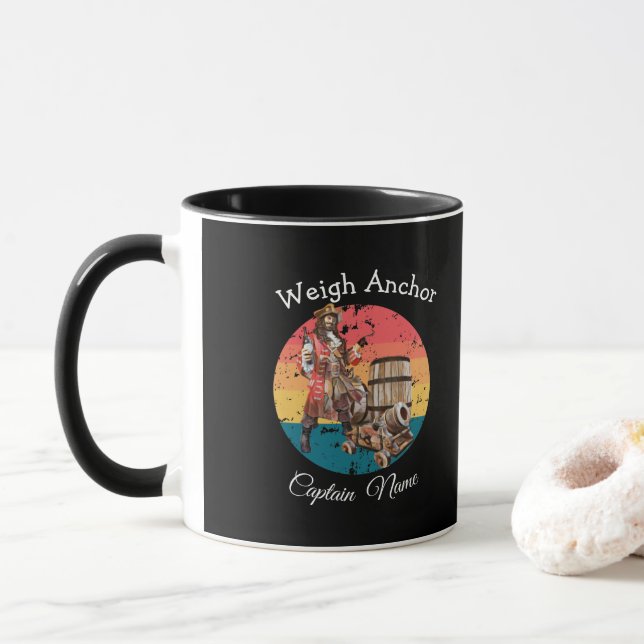 Caneca Capitão Pirata Sunset (Com Donut)