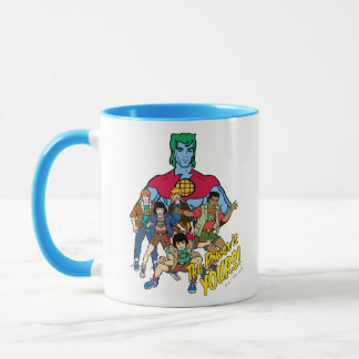 Caneca Capitão Planet Group Graphic - O Poder É Seu!