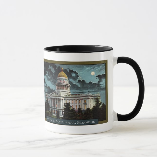 Caneca Capitólio Estadual da Califórnia em Lua (Direita)