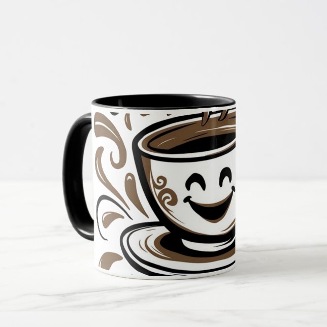 Caneca Cappuccino Souriant, (Frente Esquerda)