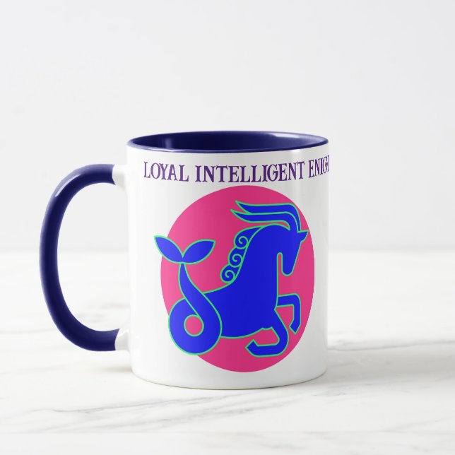 Caneca Capricórnio Zodiac - Sinal personalizado (Esquerda)