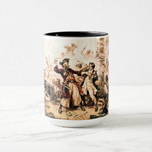 Caneca Captura, Pirata Barba Negra, Vingança da Rainha An