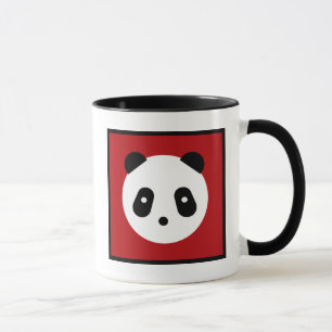 Caneca Cara bonito da panda do ~ de Kawaii