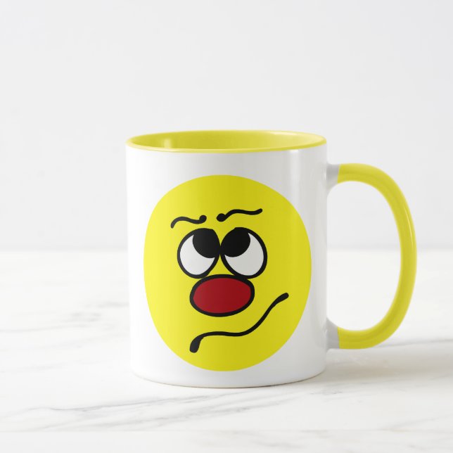 Caneca Cara confusa Grumpey (Direita)
