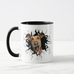 Caneca Cara de cão estranho