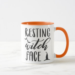 CANECA CARA DE DESCANSO DA BRUXA