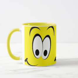 Caneca cara de sorriso emoji