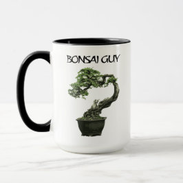 Caneca Cara do bonsai citação engraçada para amantes de b
