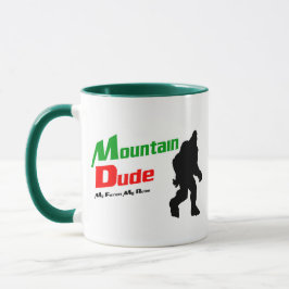 Caneca Cara do Montanha Pé-Grande Minha Floresta Minhas R