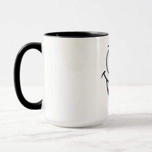 Caneca cara engraçada