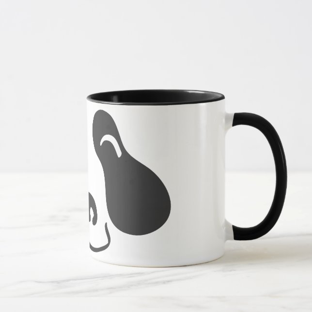 Caneca Cara feliz da panda (Direita)