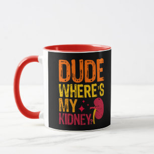 Caneca Cara Onde Está Meu Transplante de Rim Nefrologia L