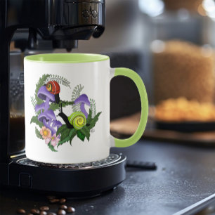 Caneca Caracóis Cubanos Cogumelos Roxos