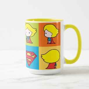 Caneca Caractere de Supergirl Chibi - Rotatória