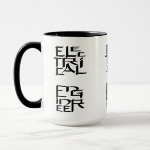 Caneca Caractere do Engenheiro elétrico
