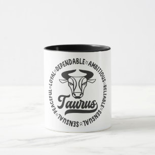 Caneca Caracteres Cute Zodiac Sinal/Taurus