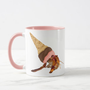 Caneca Caranguejo-Mouro-Bonito Com Sorvete-Cone