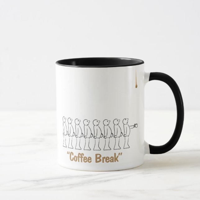 Caneca caras do café (Direita)