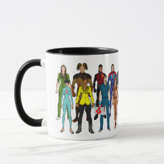 Caneca Carateres "Família" da Academia Hero Mug