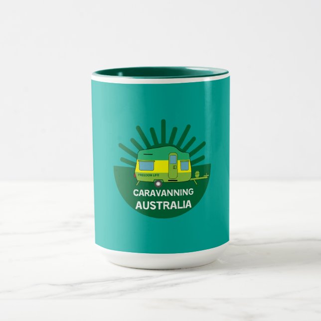 Caneca Caravanning australiano | Aussie Caravaner | Campo (Centro)