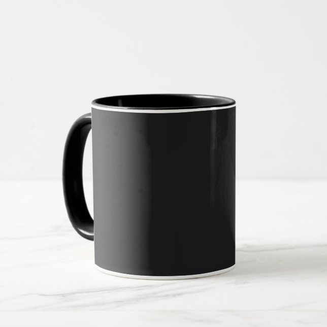 Caneca Carbono Preto (Frente Esquerda)