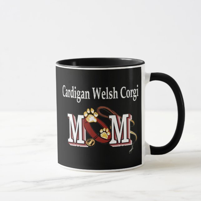 Caneca Cardigan Welsh Corgi Dog MOM (Direita)
