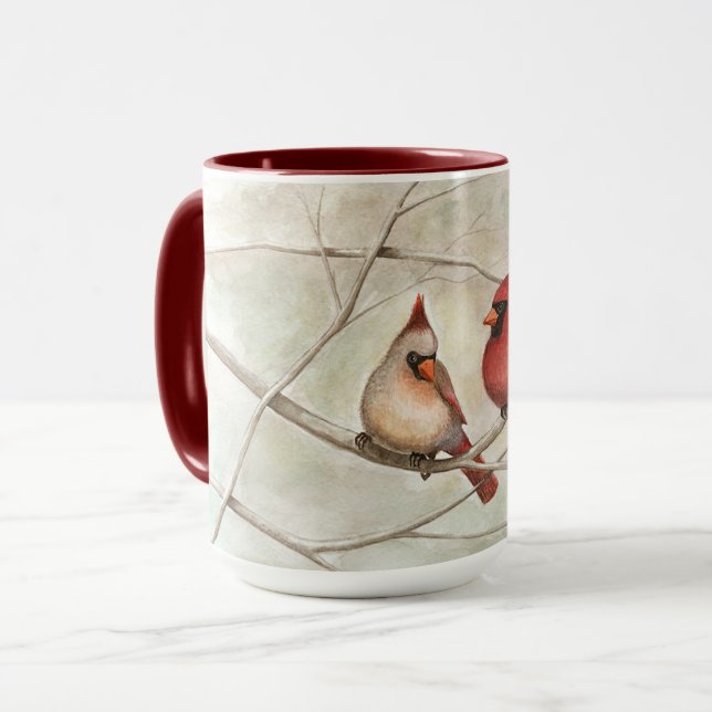 Caneca cardinal (Frente Esquerda)