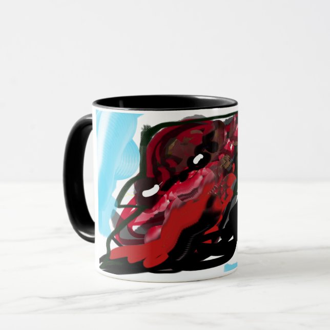 Caneca Cardinal-do-norte  Alegria de outono (Frente Esquerda)