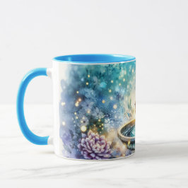 Caneca Cardinal na banheira de pássaros Jardim Sonhador A