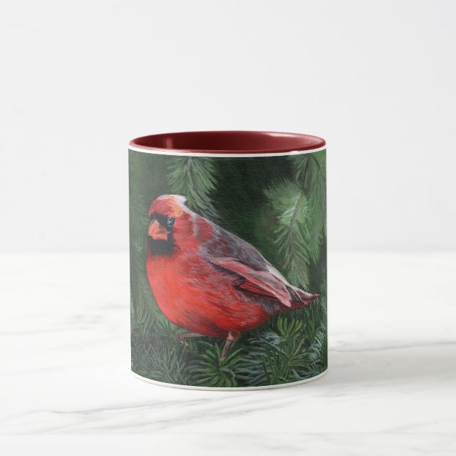 Caneca Cardinal na Ramo de Pinheiro (Centro)