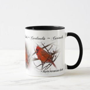 Caneca cardinal vermelha - Cardinalis