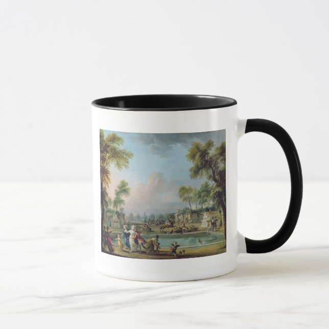 Caneca Carga do príncipe de Lambesc em Tuileries (Direita)