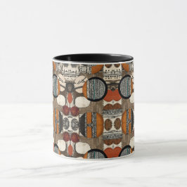 Caneca Caribe africano de luxo sofisticado