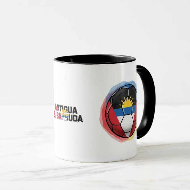 Caneca Caribe Futebol – Edição de Antígua e Barbuda (Frente Esquerda)