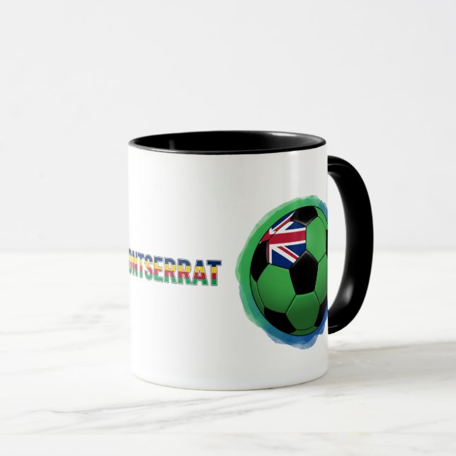 Caneca Caribe Futebol – Edição de Montserrat (Frente Esquerda)