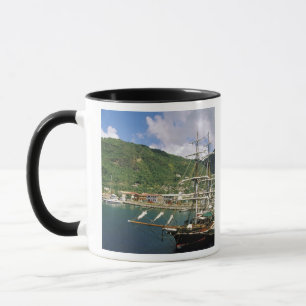 Caneca Caribenho, St. Lucia, Soufriere. Barcos em